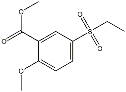 2-Methoxy-5-Ethylsulfonyl Methyl Benzoate Structure