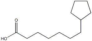 l-Cyclopentaneheptanoic acid Structure