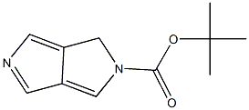 Pyrrolo[3,4-c]Pyrrole-2(1H)-Carboxylic Acid, Hexahydro-1,1-Dimethylethyl Ester 구조식 이미지