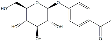 P-ACETYLPHENYL-BETA-D-GLUCOSIDE 구조식 이미지