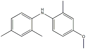 N-(2,4-DIMETHYLPHENYL)-2-METHYL-4-METHOXYANILINE 구조식 이미지