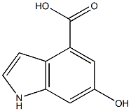 6-HYDROXYINDOLE-4-CARBOXYLIC ACID Structure