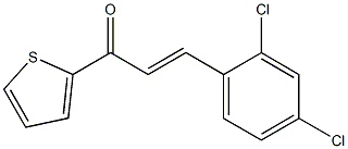 1-(2-THIENYL)-3-(2,4-DICHLOROPHENYL)-2-PROPEN-1-ONE Structure