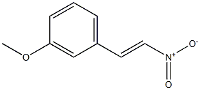 1-(3-METHOXYPHENYL)-2-NITROETHYLENE Structure