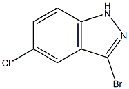 3-BROMO-5-CHLOROINDAZOLE Structure