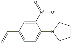 3-NITRO-4-PYRROLIDINOBENZALDEHYDE Structure