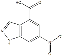 6-NITROINDAZOLE-4-CARBOXYLIC ACID Structure