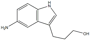 5-AMINO-3-(3-HYDROXY-N-PROPYL)-INDOLE 구조식 이미지