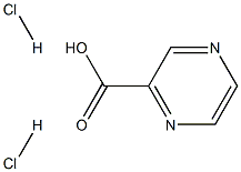 PYRAZINE-2-CARBOXYLIC ACID DIHYDROCHLORIDE Structure