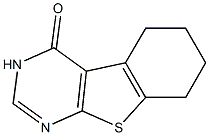 5,6,7,8-tetrahydro[1]benzothieno[2,3-d]pyrimidin-4(3H)-one 구조식 이미지