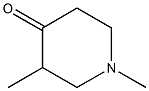 1,3-Dimethyl-piperidine-4-one Structure