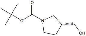 1-BOC-(R)-3-HYDROXYMETHYLPYRROLIDINE Structure