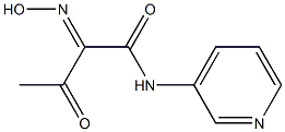 2-HYDROXYIMINO-3-OXO-N-PYRIDIN-3-YL-BUTYRAMIDE Structure