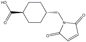 trans-4-(maleimidomethyl)cyclohexane-1-carboxylic acid Structure