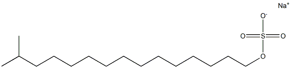 SODIUMISOCTYLSULFATE Structure