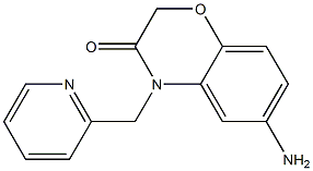 6-AMINO-4-(PYRIDINE-2-YL-METHYL)-1,4-BENZOXAZIN-3(4H)-ONE 구조식 이미지