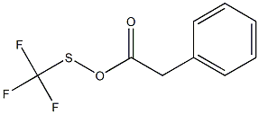 TRIFLUOROMETHYLTHIO PHENYLACETIC ACID Structure