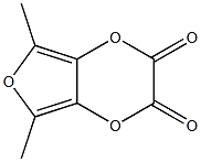 5,7-DIMETHYLFURO[3,4-B][1,4]DIOXINE-2,3-DIONE 구조식 이미지