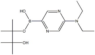 5-DIETHYLAMINOPYRAZINE-2-BORONIC ACID PINACOL ESTER Structure