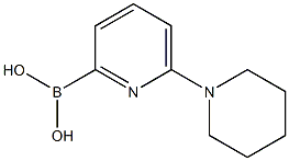 6-(PIPERIDIN-1-YL)PYRIDINE-2-BORONIC ACID 구조식 이미지