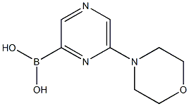 6-MORPHOLINOPYRAZINE-2-BORONIC ACID Structure