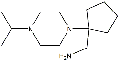 1-[1-(4-ISOPROPYLPIPERAZIN-1-YL)CYCLOPENTYL]METHANAMINE 구조식 이미지