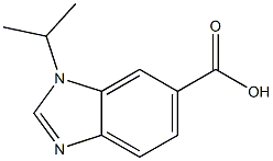 1-ISOPROPYL-1H-BENZIMIDAZOLE-6-CARBOXYLIC ACID Structure