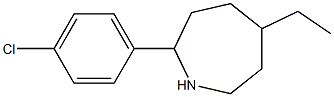 2-(4-CHLOROPHENYL)-5-ETHYLAZEPANE Structure