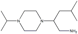 2-(4-ISOPROPYLPIPERAZIN-1-YL)-4-METHYLPENTAN-1-AMINE Structure