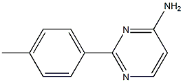 2-(4-METHYLPHENYL)-4-AMINOPYRIMIDINE 구조식 이미지