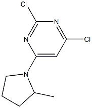 2,4-DICHLORO-6-(2-METHYLPYRROLIDIN-1-YL)PYRIMIDINE Structure