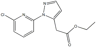 ETHYL [1-(6-CHLOROPYRIDIN-2-YL) -1H-PYRAZOL-5-YL]ACETATE Structure