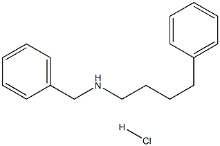 N-BENZYL-4-PHENYLBUTAN-1-AMINE HYDROCHLORIDE 구조식 이미지