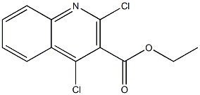 ethyl 2,4-dichloroquinoline-3-carboxylate 구조식 이미지