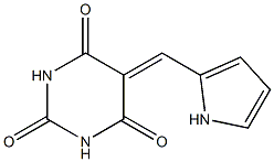 5-(1H-pyrrol-2-ylmethylidene)hexahydropyrimidine-2,4,6-trione 구조식 이미지