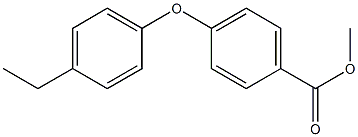 methyl 4-(4-ethylphenoxy)benzenecarboxylate Structure