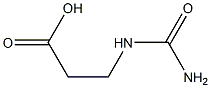 3-[(aminocarbonyl)amino]propanoic acid Structure