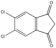 5,6-dichloroindane-1,3-dione 구조식 이미지