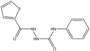 N-phenyl-2-(2-thienylcarbonyl)-1-hydrazinecarboxamide Structure