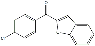 benzo[b]furan-2-yl(4-chlorophenyl)methanone Structure