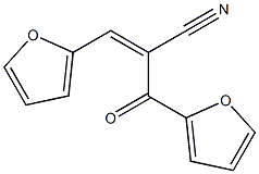 3-(2-furyl)-2-(2-furylcarbonyl)acrylonitrile 구조식 이미지