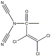 N1,N1-dicyanomethyl-2,3,3-trichloroacrylamide 구조식 이미지