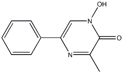 1-hydroxy-3-methyl-5-phenyl-2(1H)-pyrazinone Structure