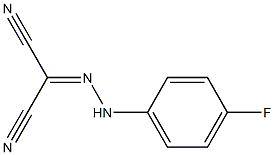 2-[2-(4-fluorophenyl)hydrazono]malononitrile Structure