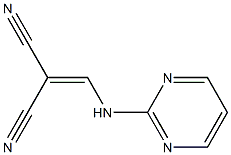 2-[(pyrimidin-2-ylamino)methylidene]malononitrile Structure