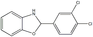 2-(3,4-dichlorophenyl)-2,3-dihydro-1,3-benzoxazole Structure