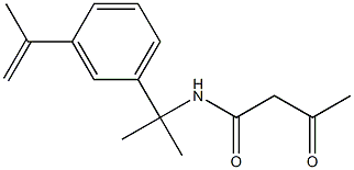 N1-[1-(3-isopropenylphenyl)-1-methylethyl]-3-oxobutanamide Structure