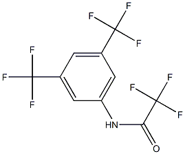 N1-[3,5-di(trifluoromethyl)phenyl]-2,2,2-trifluoroacetamide 구조식 이미지