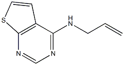 N4-allylthieno[2,3-d]pyrimidin-4-amine Structure