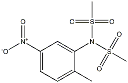 N-(2-methyl-5-nitrophenyl)-N-(methylsulfonyl)methanesulfonamide Structure